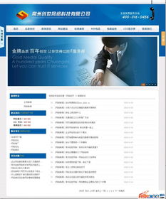 ASP精品 一款藍色漂亮的網絡科技公司源碼，助力技術開發(fā)新高度